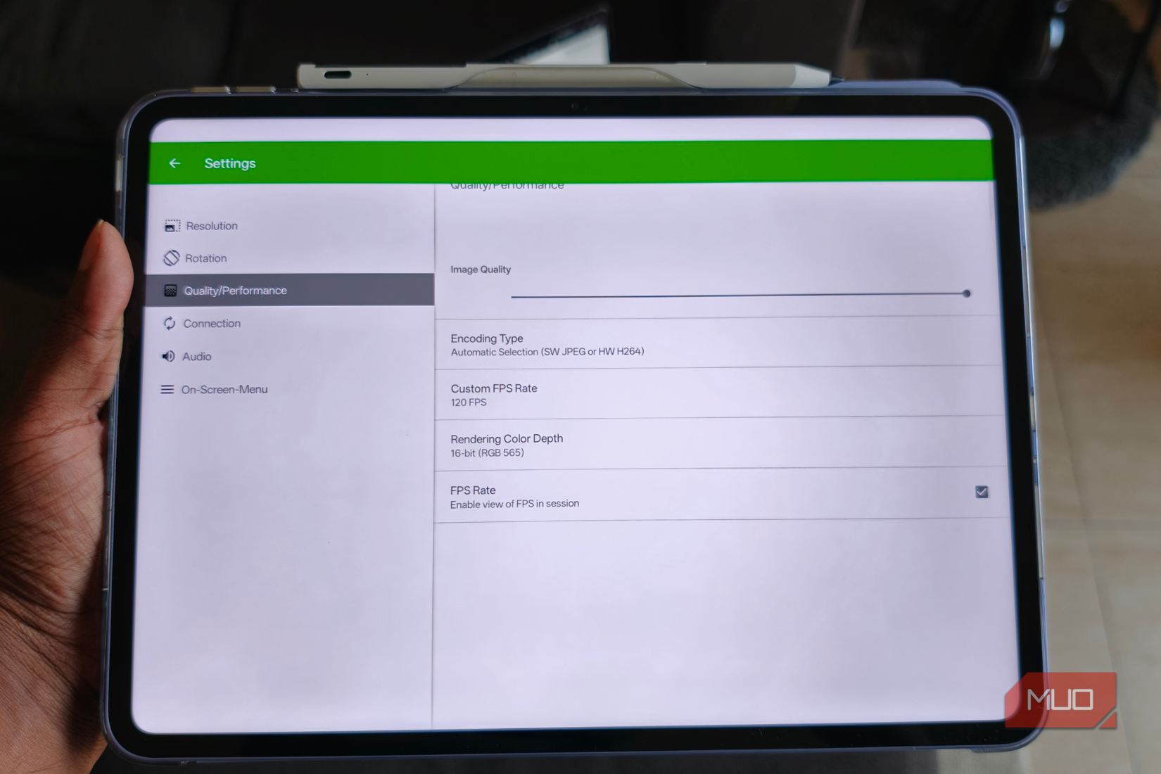 Quality and performance on spacedesk app