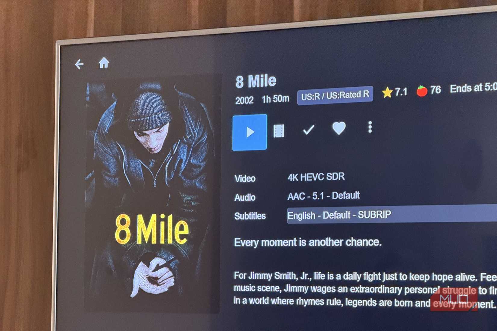 8 Mile movie on Jellyfin
