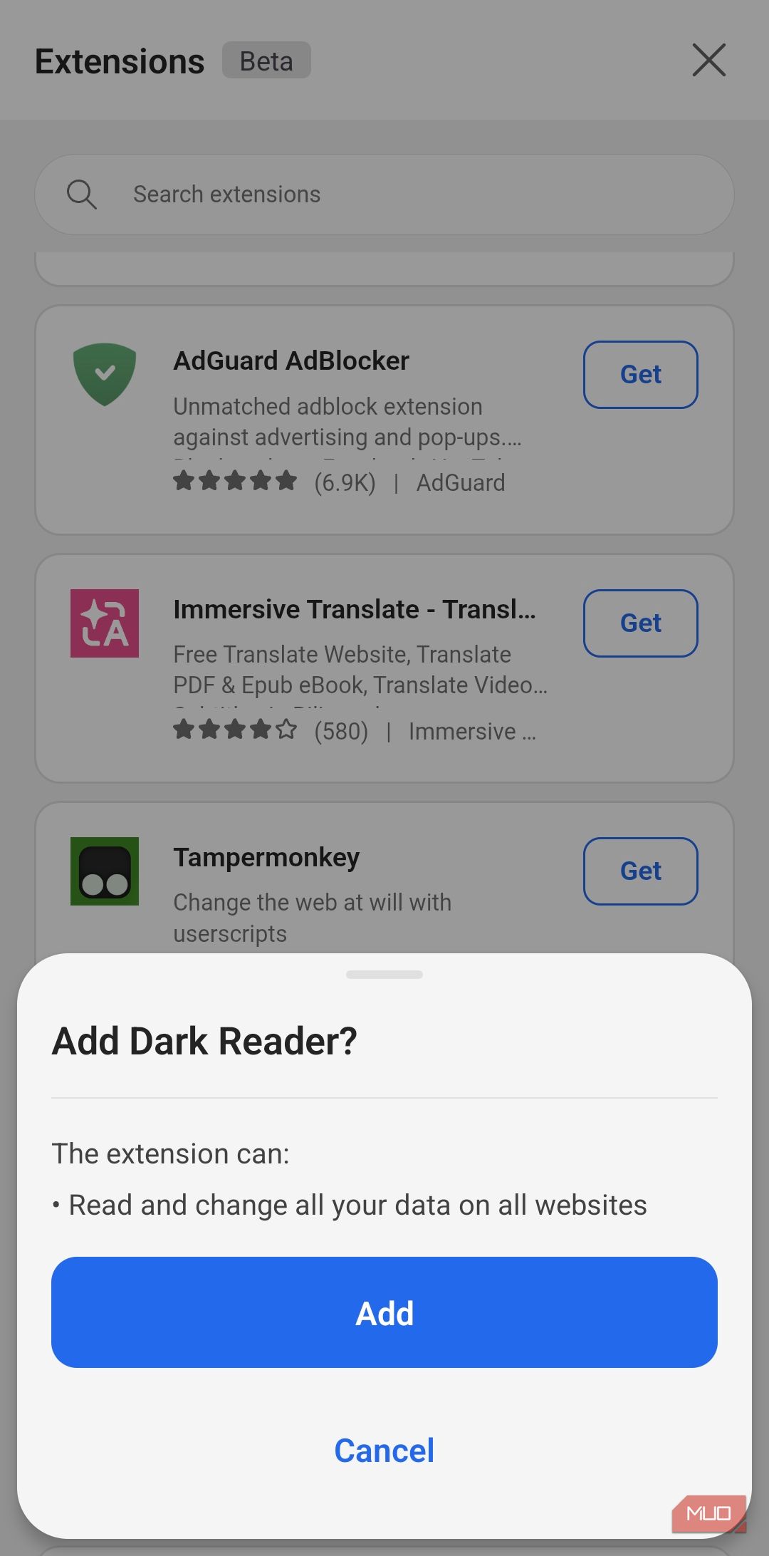 I gave Edge on Android a real chance and it solved my biggest problem ...