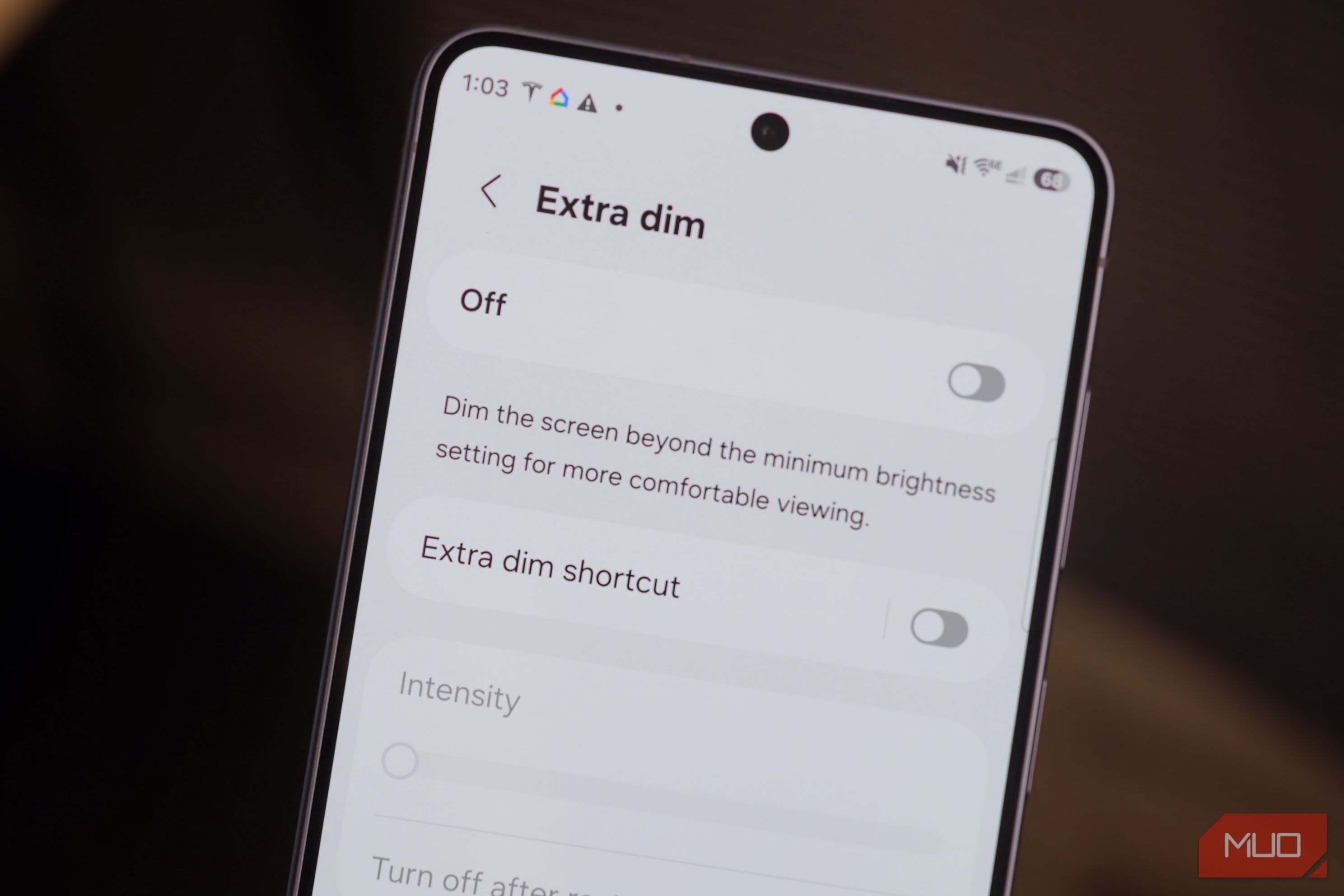 There are Android brightness settings past the slider that I wish ...