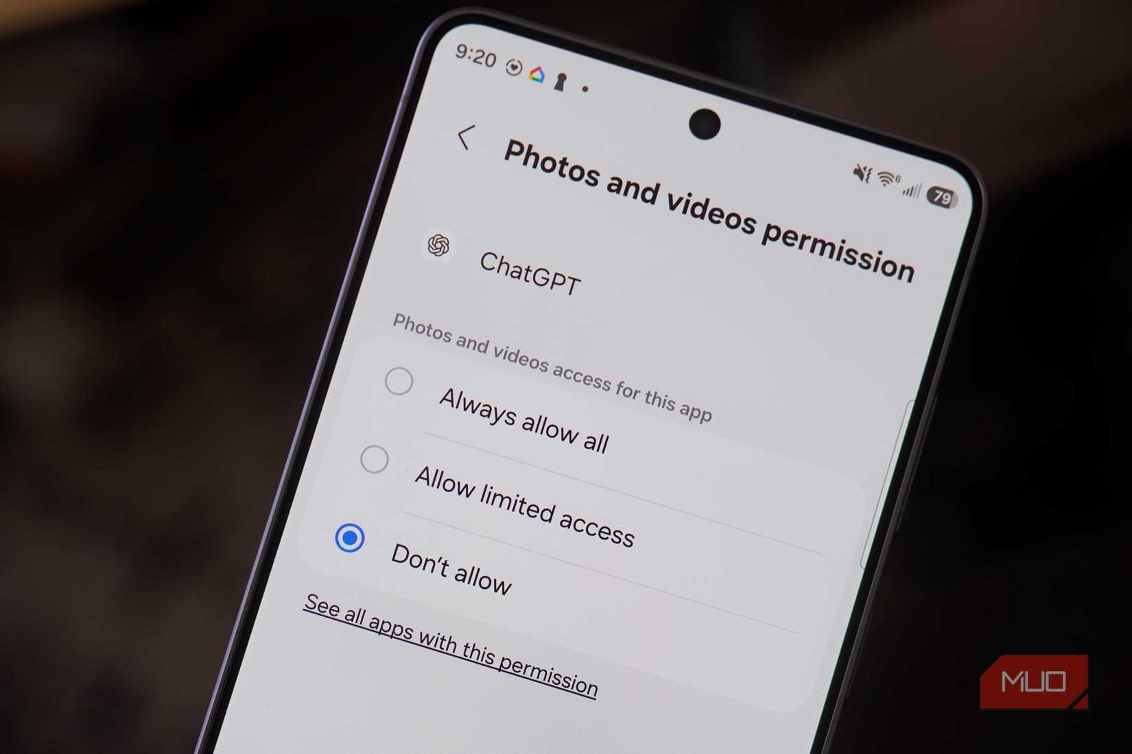 Androidのフォトピッカーのユーザーインターフェース