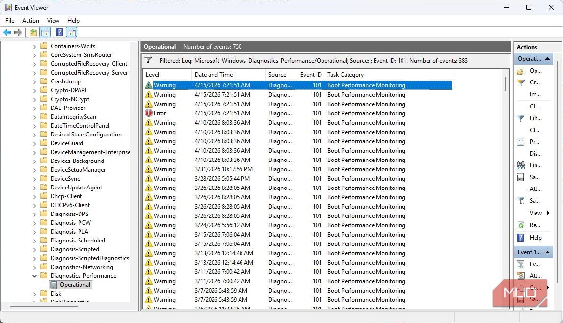 Windows already logs why your PC starts up slowly — you just have to ...