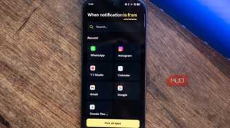 Apps selection page on Buzzkill