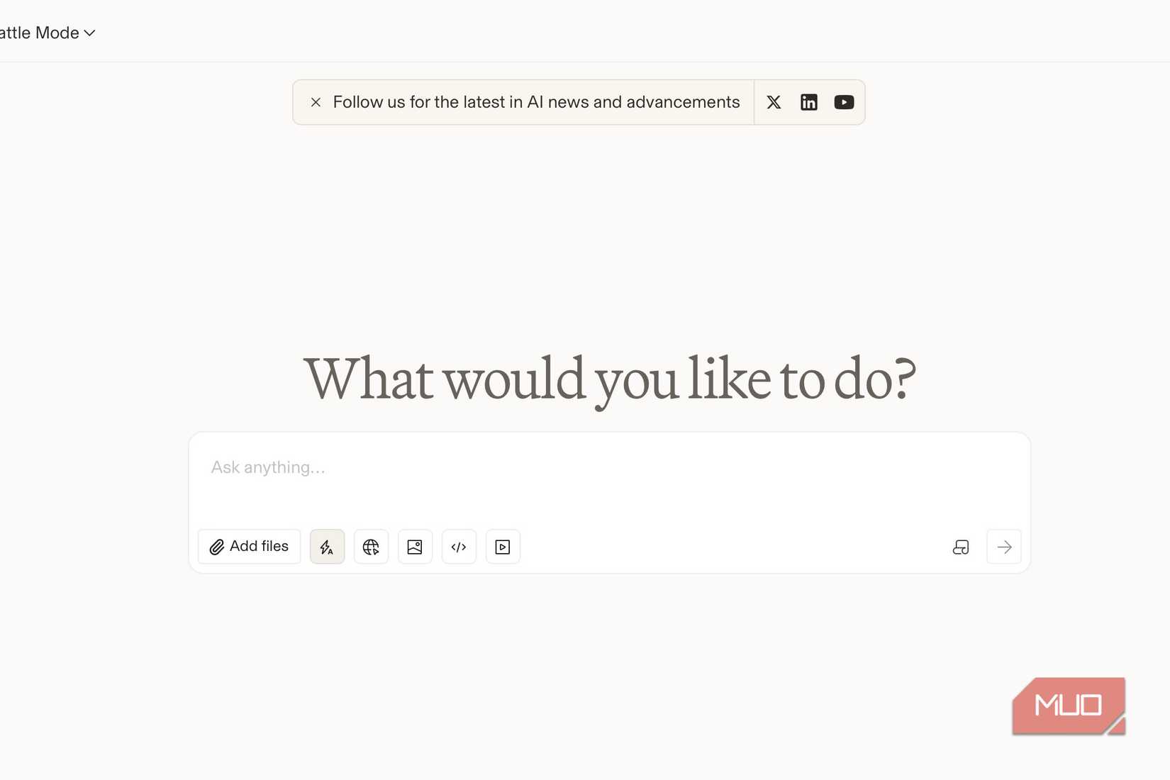 The Chatbot Arena homepage