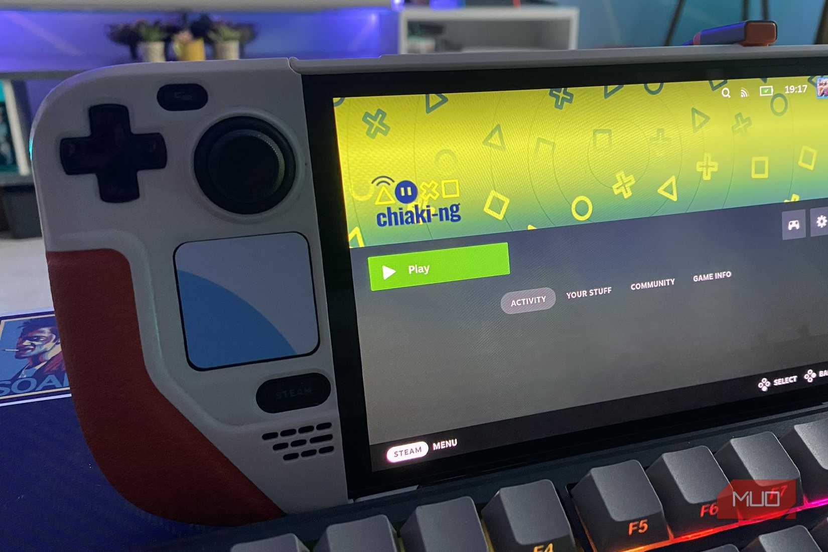 Chiaki-ng app in Steam Deck Gaming Mode