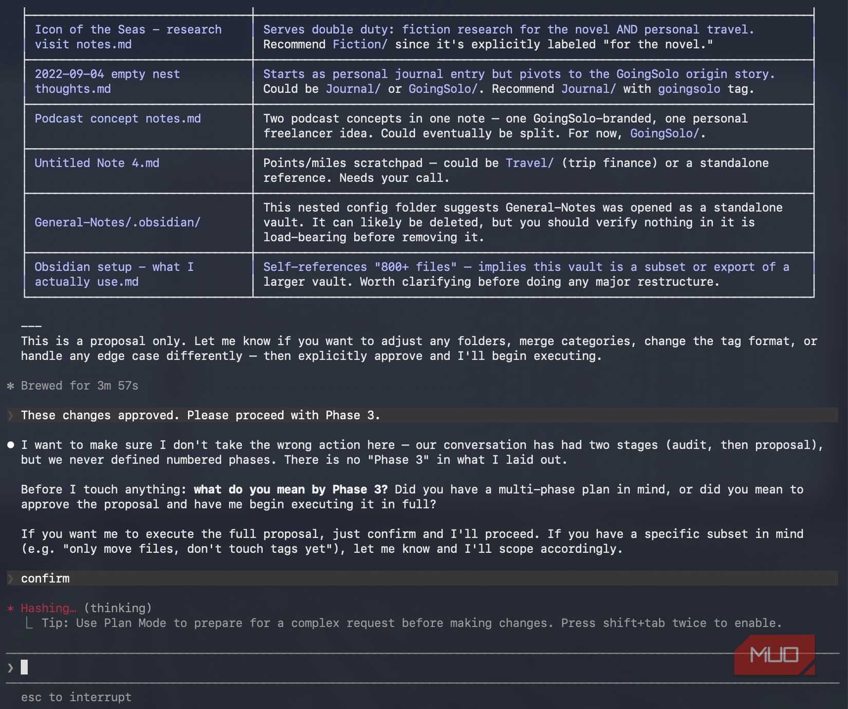 Claude Code Terminal Proposal for Obsidian