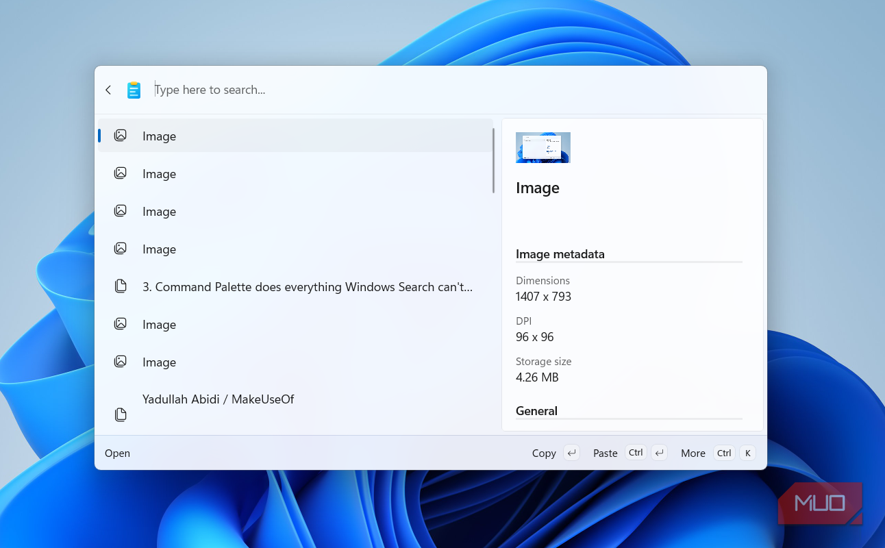 Windows Search is hopeless — I use this alternative instead