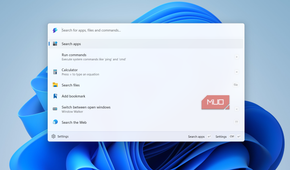 Command Palette open on Windows desktop