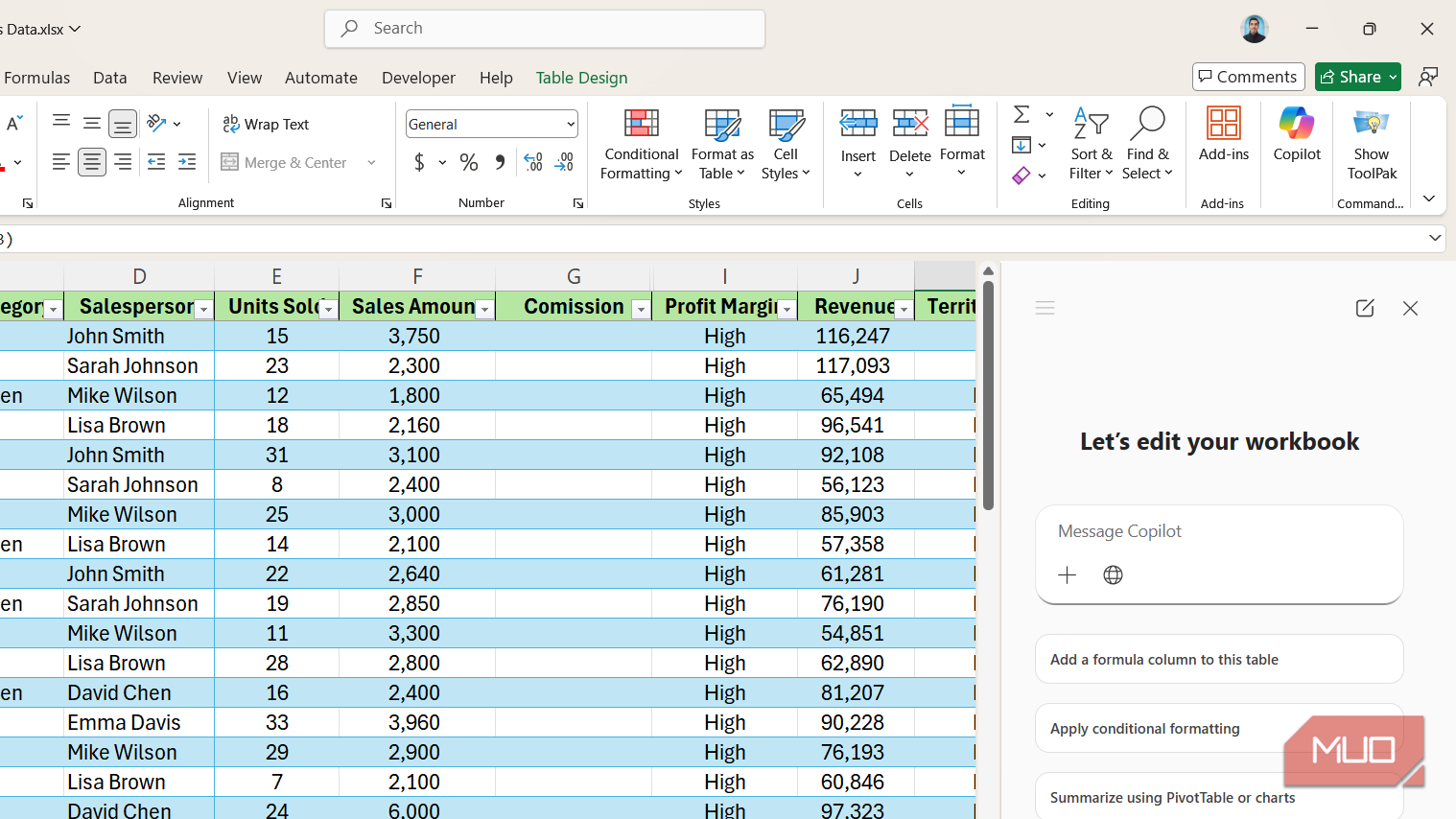 Custom Sidebar In Excel Examples Excel can now write its own formulas, and I haven't typed one since