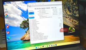 crystaldisk info with nvme drive data.