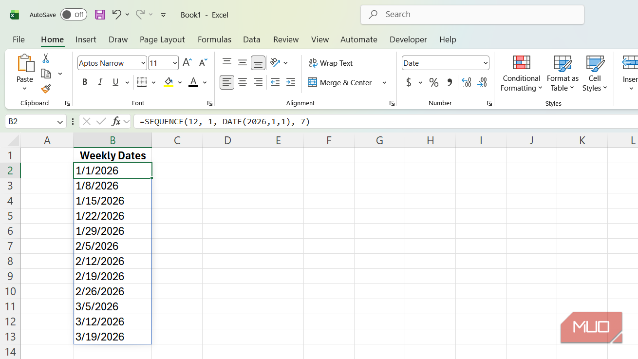Excel's SEQUENCE function made me realize I'd been wasting time ...