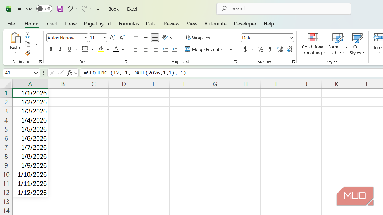 Excel's SEQUENCE function made me realize I'd been wasting time ...