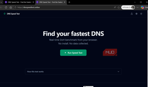 DNS Speed Test website