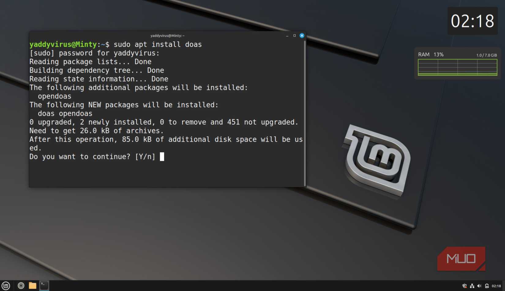 I switched from sudo to doas and now my permission rules actually make ...