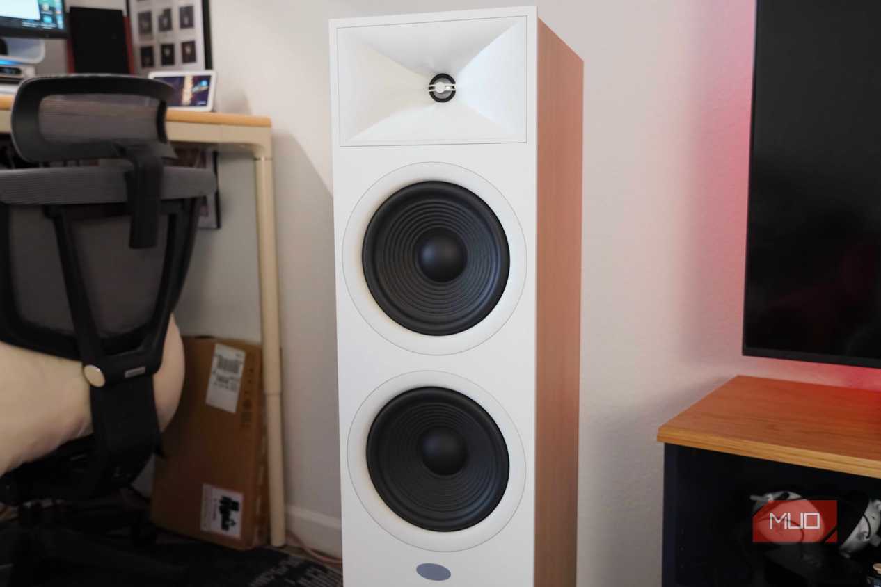 A JBL floor speaker.