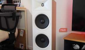 A JBL floor speaker.
