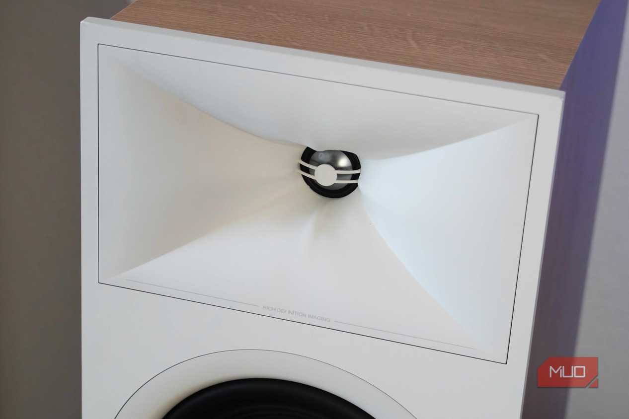 The tweeter on a JBL floor speaker.