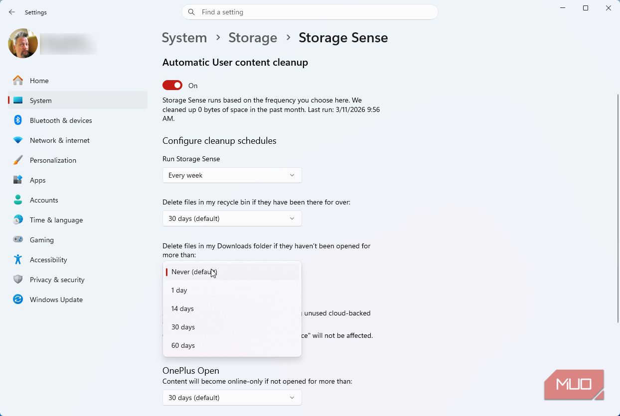 Windows has a built-in auto-cleanup tool — but its default settings are ...