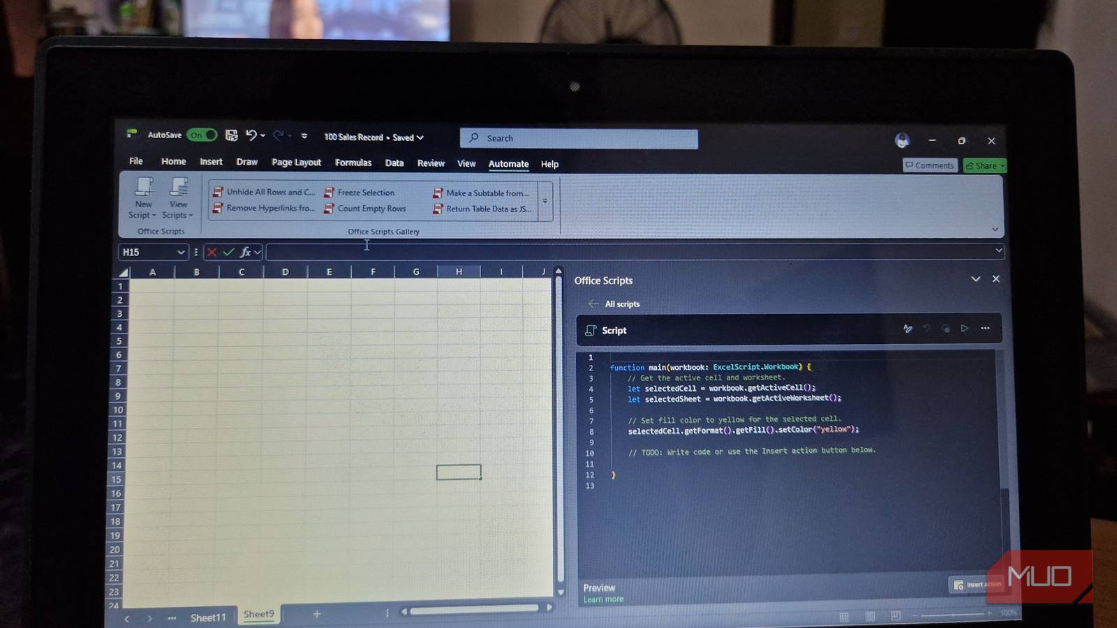 This hidden Excel Automation feature is way more useful than it gets credit for