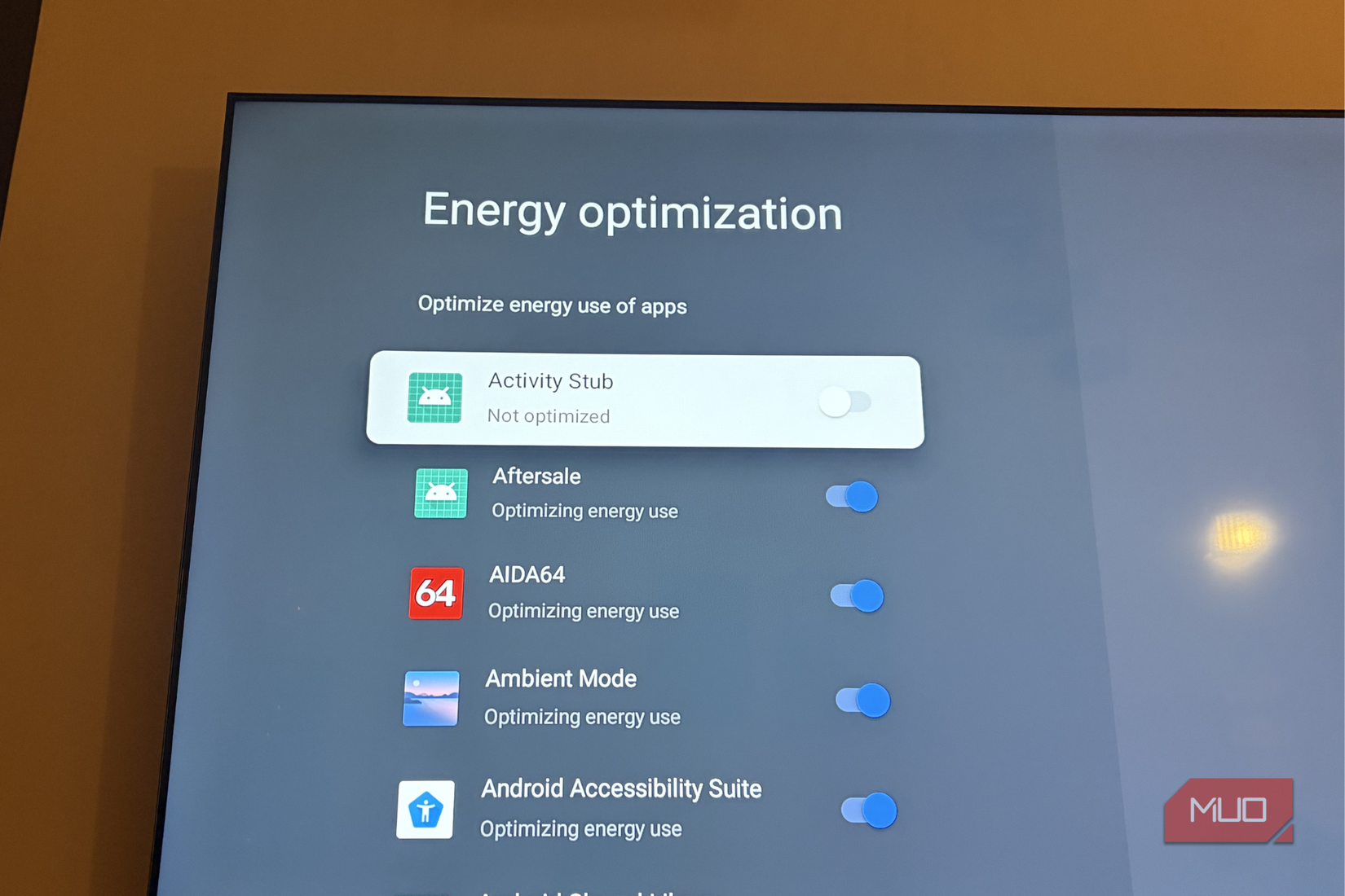 Energy Optimization on smart TV