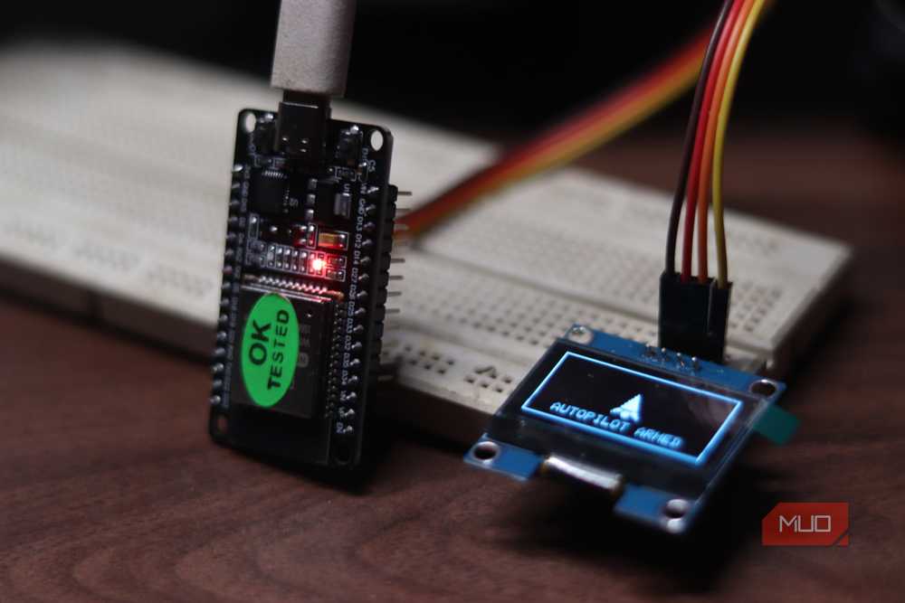 An ESP32 with a small OLED screen can display Wi-Fi signal data in real time