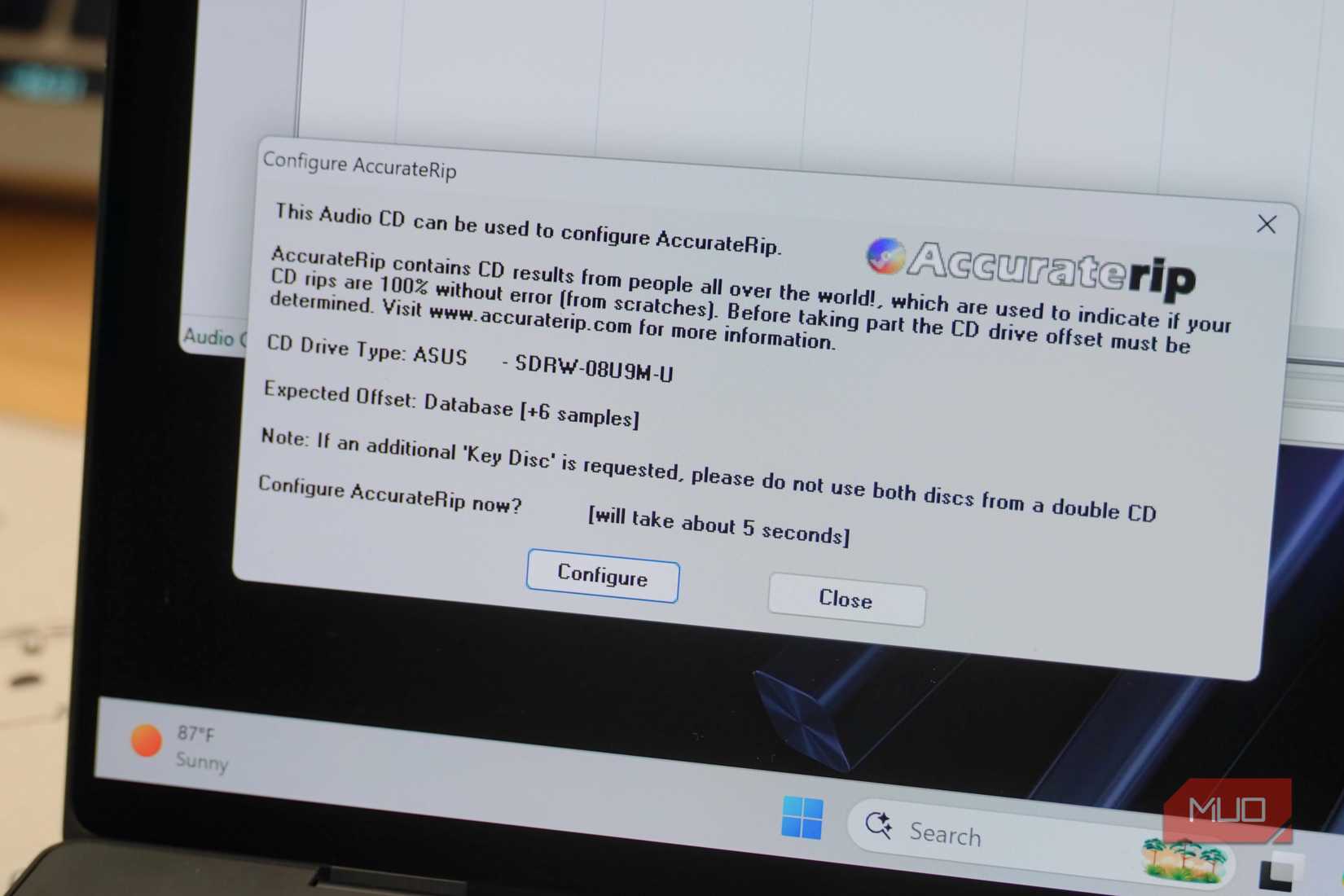 AccurateRip in Exact Audio Copy.