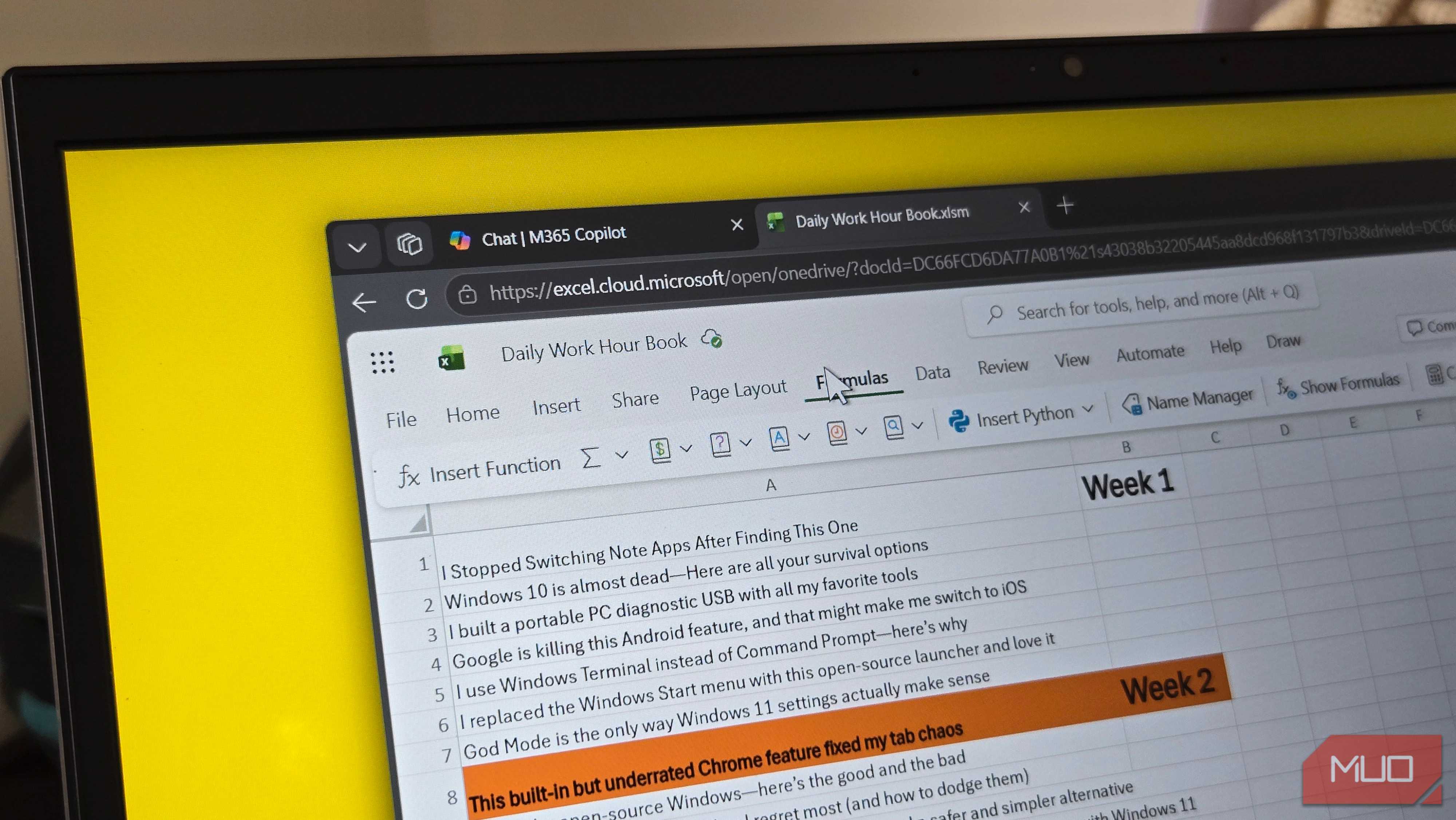 Работа с таблицами Excel онлайн Таблица Excel с открытым документом в браузере