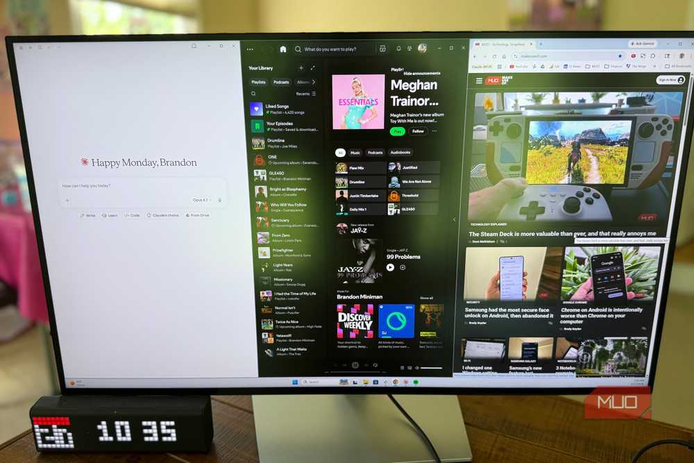 Windows 11 remembers Snap Layout positions across external monitors
