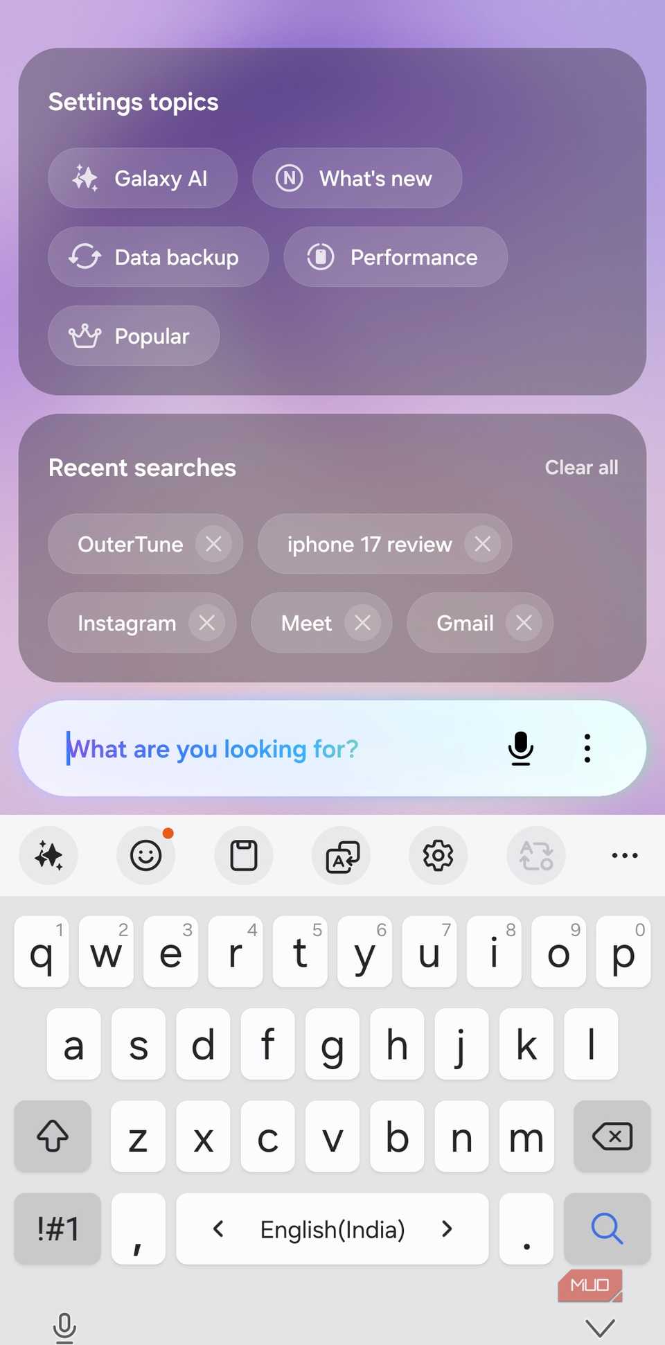 I replaced Google's search bar with Samsung Finder and I'm never going back