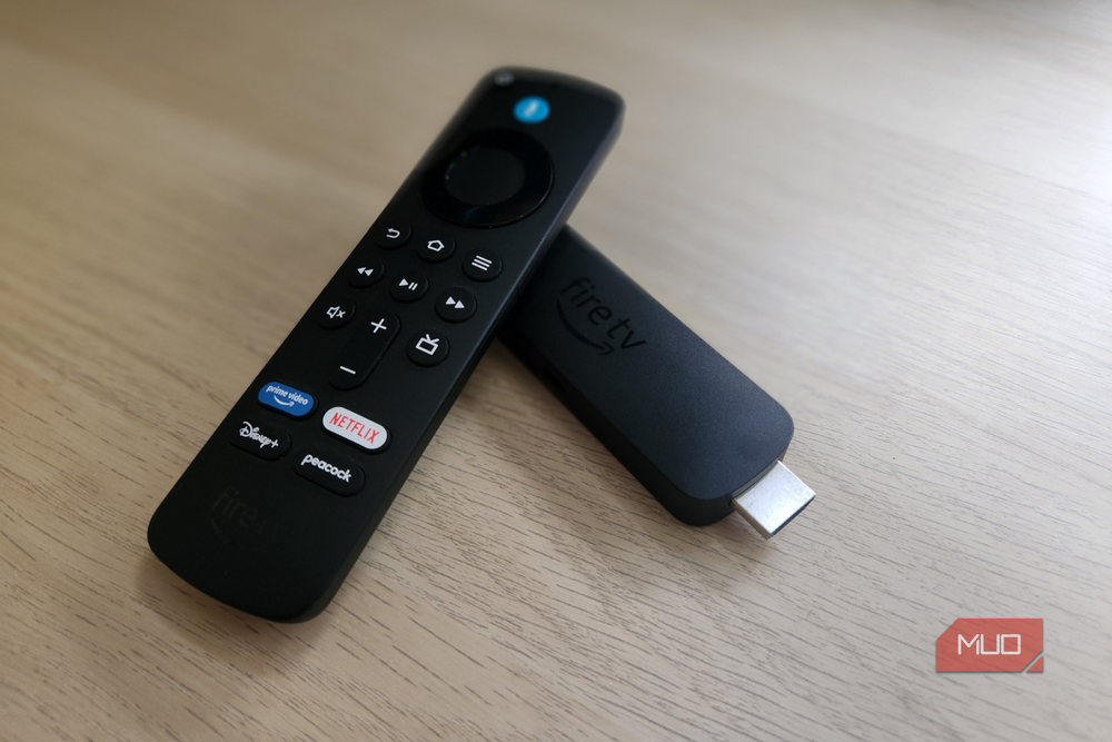The Fire TV Stick is designed for wireless use and does not include an Ethernet port