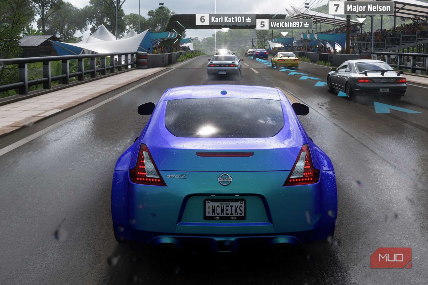 Forza Horizon 5 with motion blur enabled