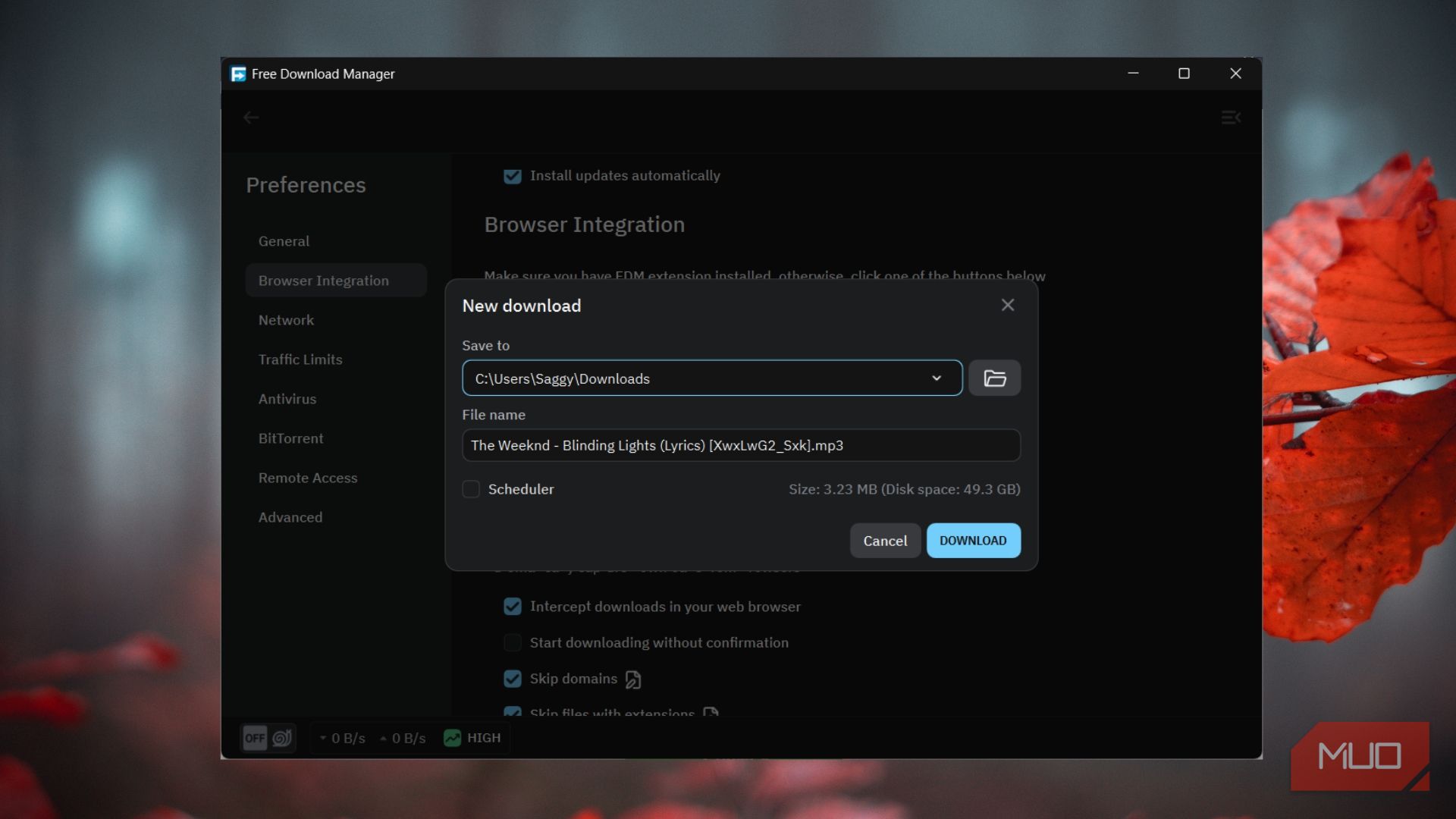Your browser is definitely not the best way to download files — use ...