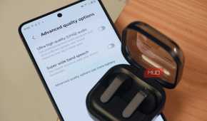 UHQ audio toggle for the Galaxy Buds 4.