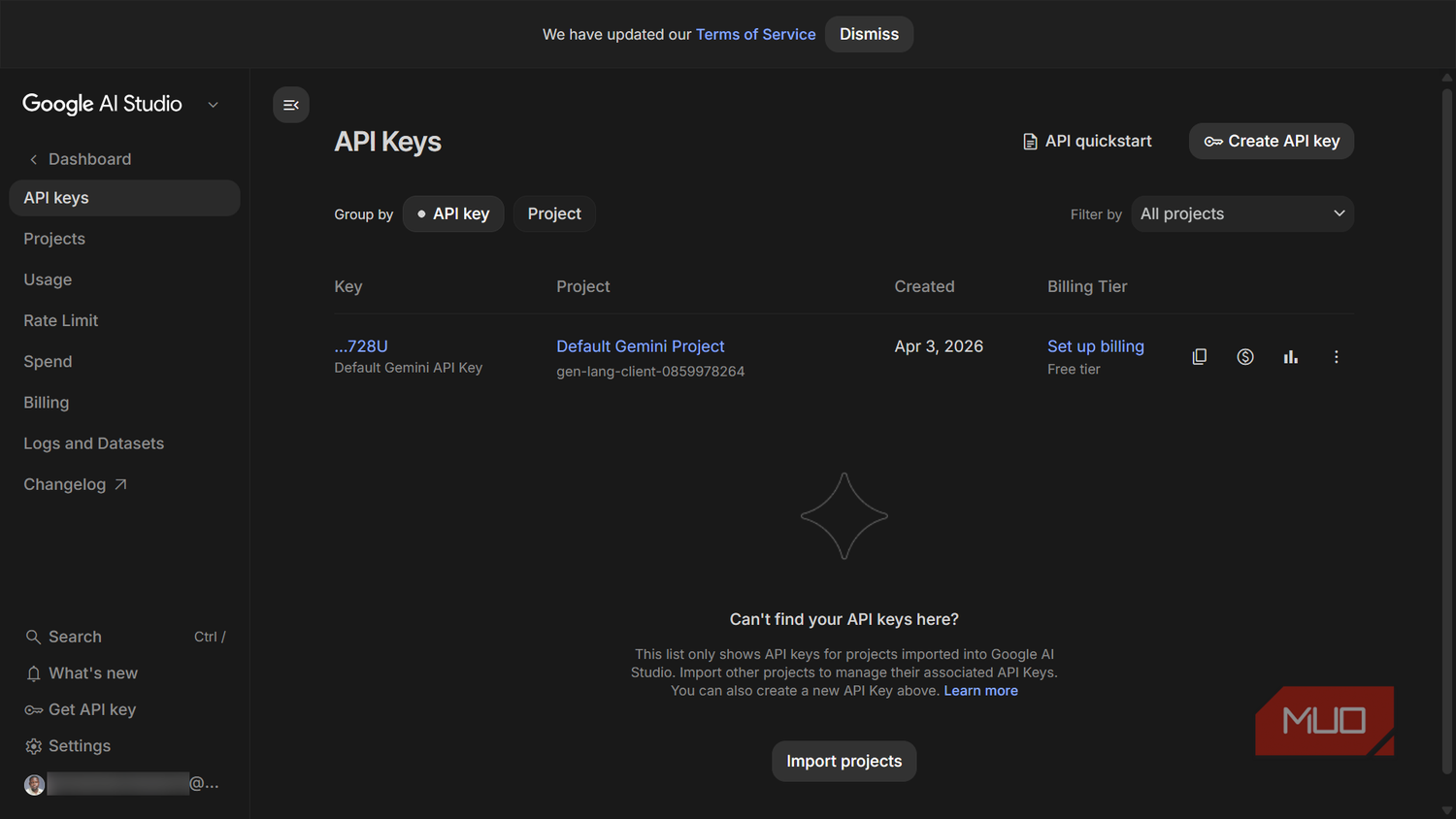 H Samren Api You can get a free Gemini API key right now with no billing required ...
