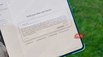 Google AI Studio I'm Feeling Lucky on the Oppo Find N6