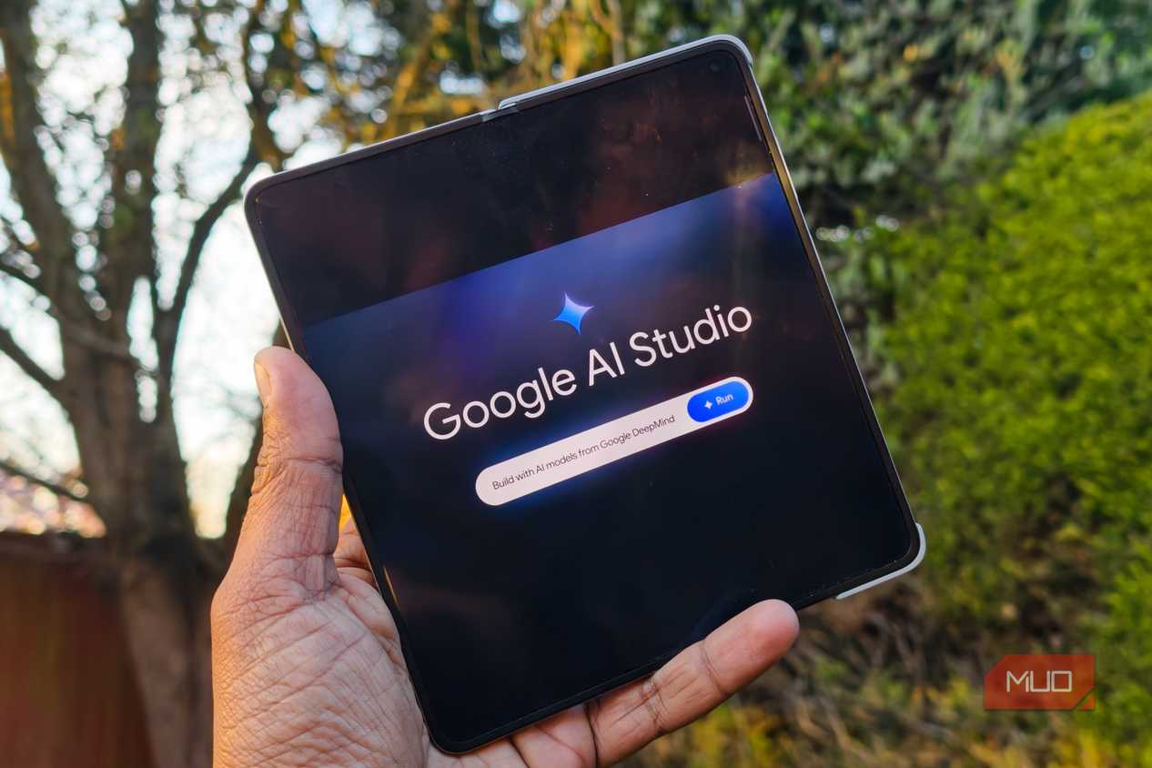 Google AI Studio Logo on the Oppo Find N6