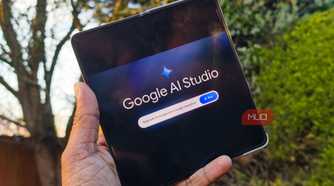 Google AI Studio Logo on the Oppo Find N6