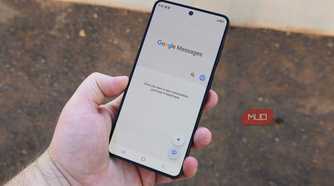 Google Messages app open on a Galaxy S26.