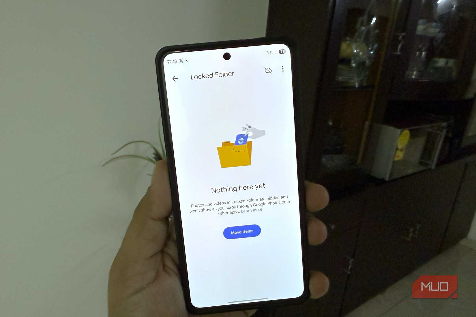 Google Photos locked folder on phone