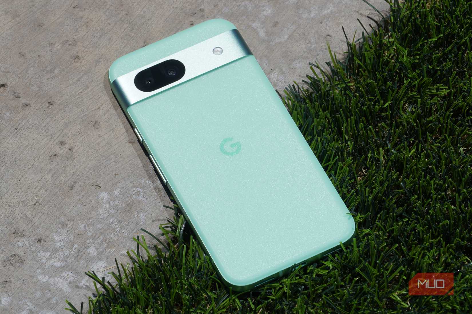 The Pixel 8a camera bar.