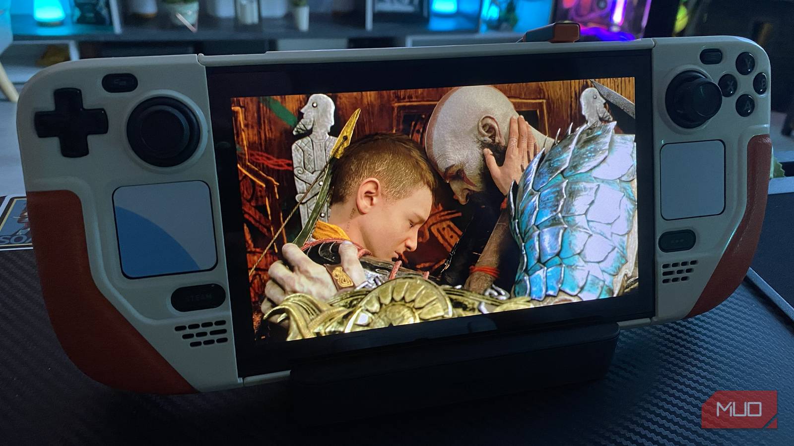 God of Ragnarok streaming on Steam Deck