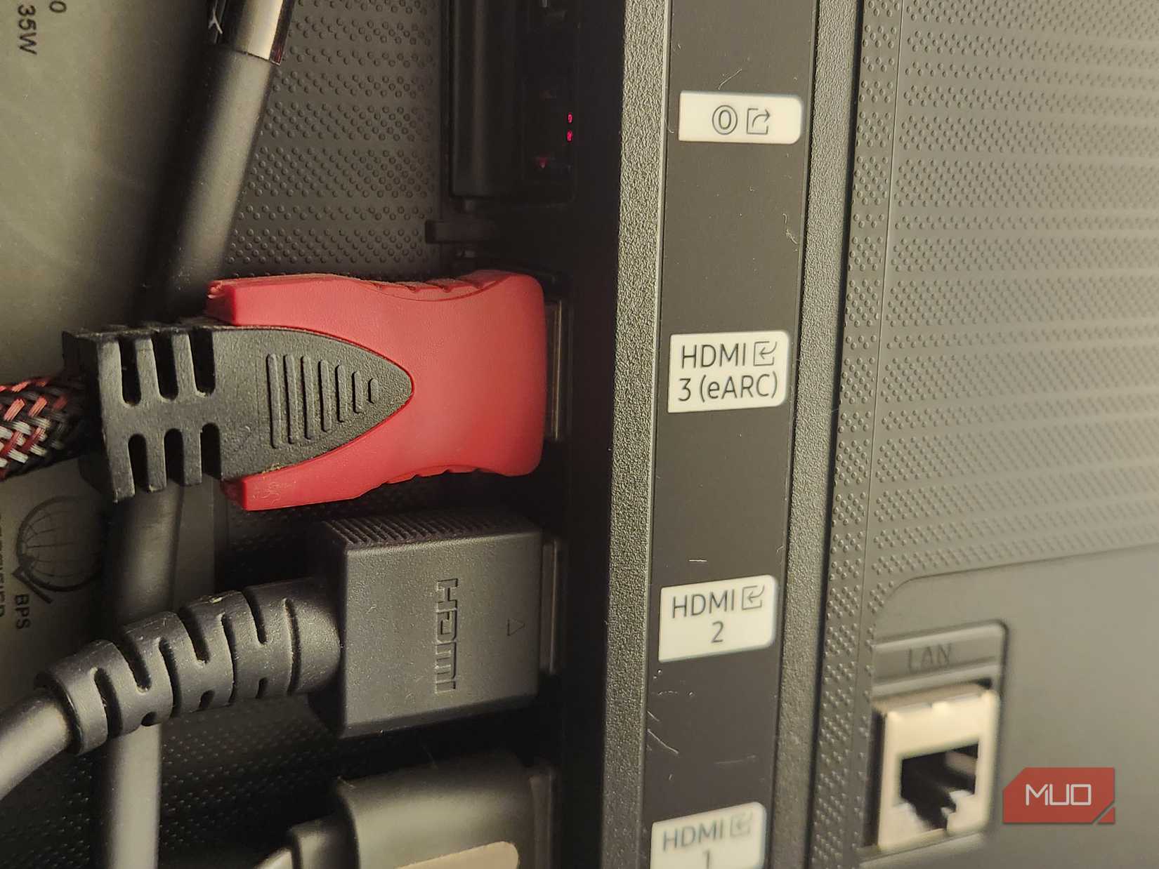 HDMI ARC and eARC ports