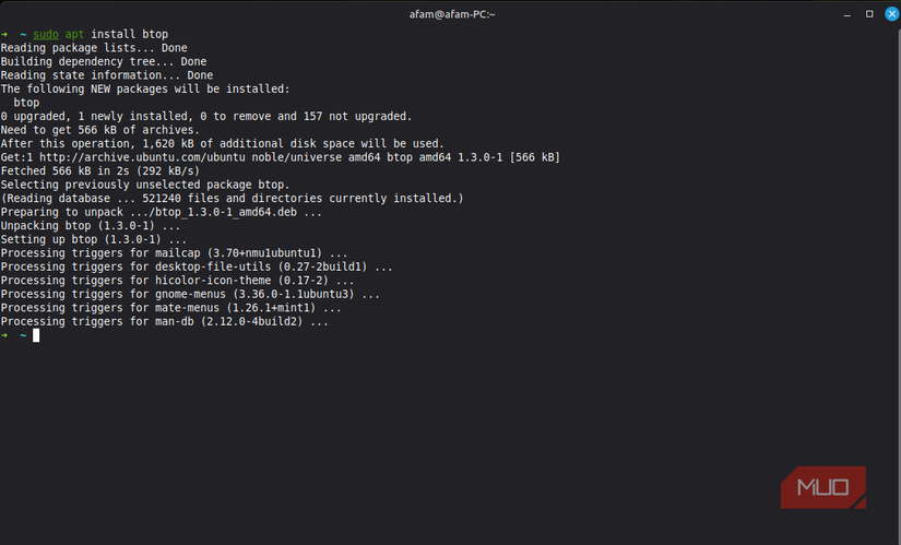 I stopped using top in Linux once I discovered this better terminal tool