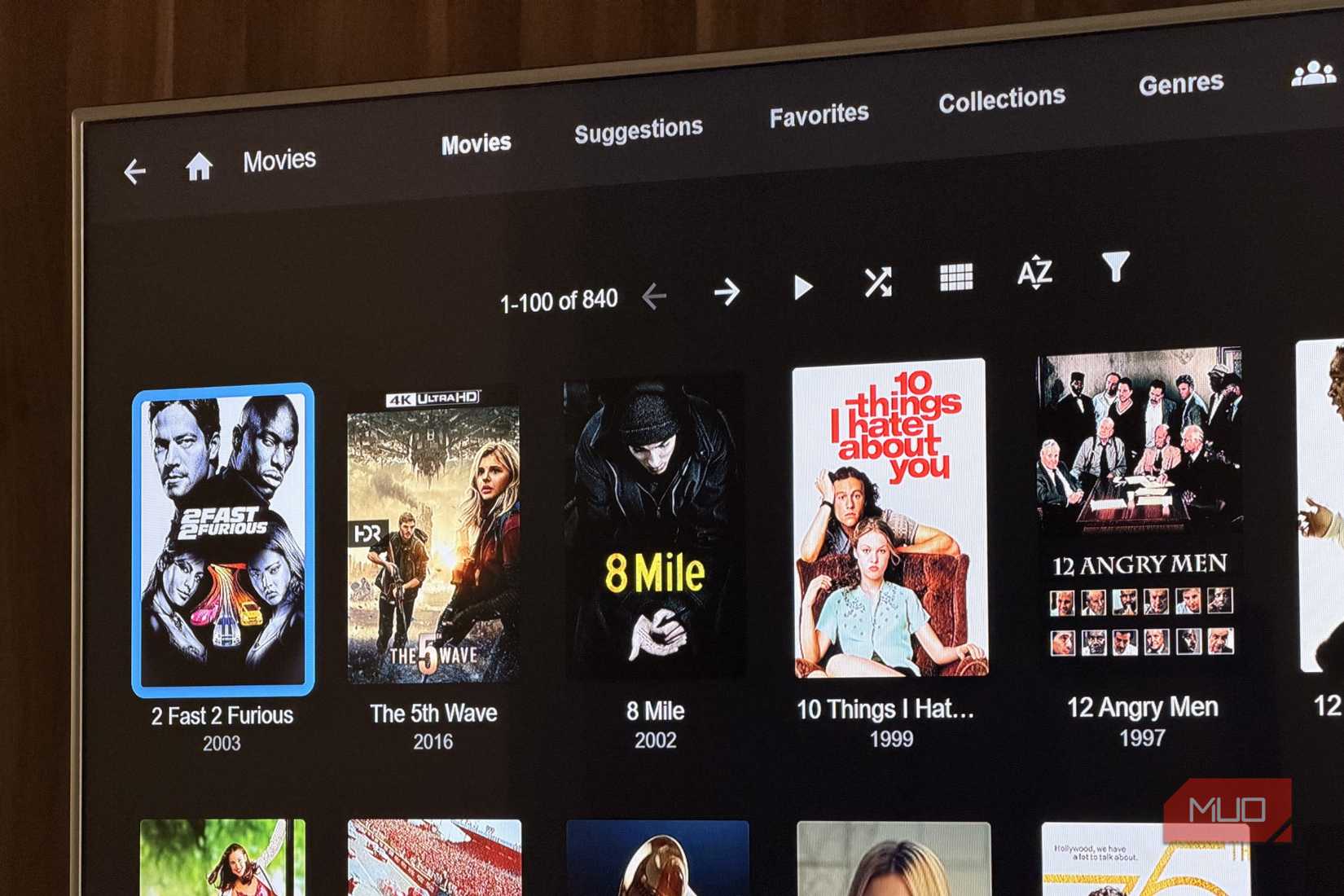 Jellyfin movie library