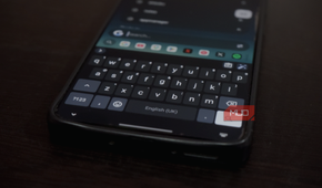 the main typing interface of LeanType keyboard
