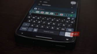 the main typing interface of LeanType keyboard