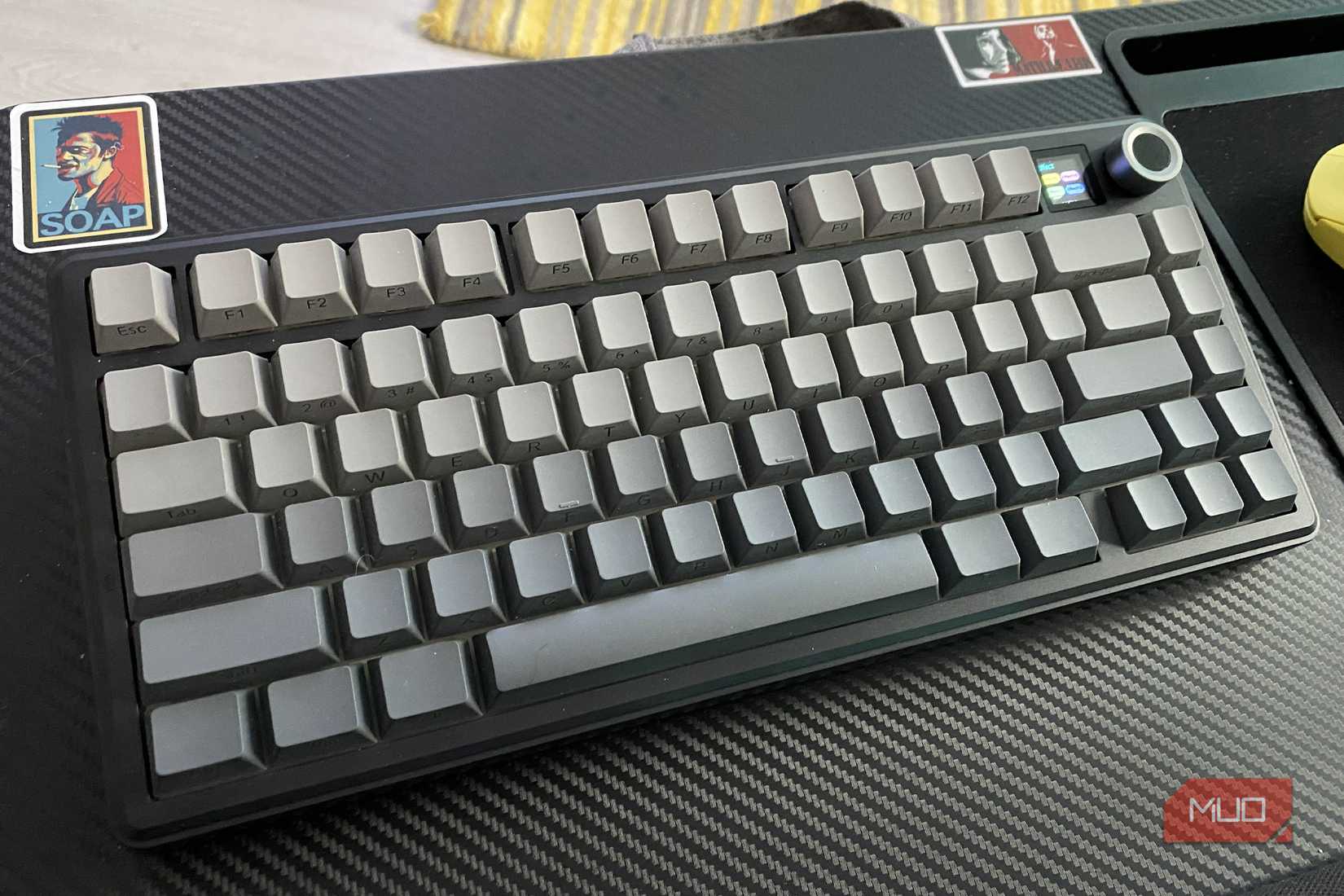 LED lighting turned off on a mechanical keyboard