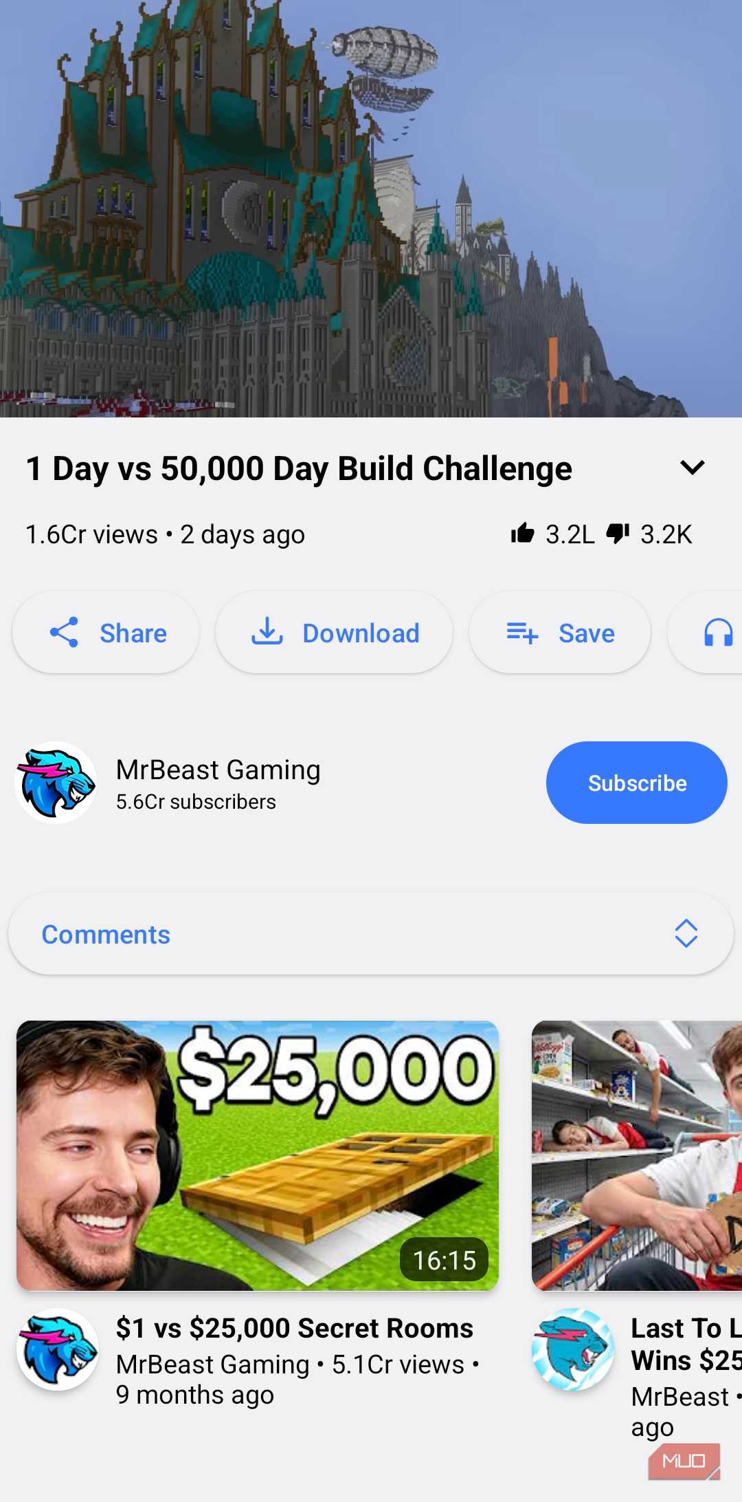 LibreTube app playing video on Android