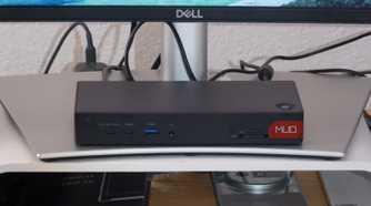 The front of a Thunderbolt 4 dock.