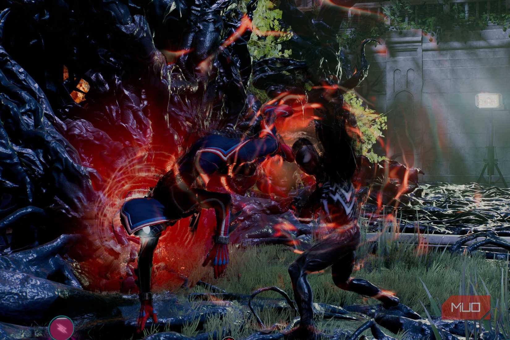 Marvel's Spider-Man 2 with motion blur enabled